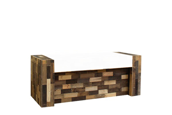 Buffet Reclaimed Wood met wit blad