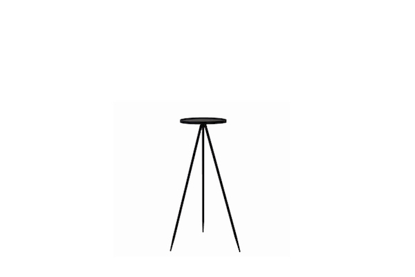 Presentatiesokkel rond zink Envira (M) (100cm)