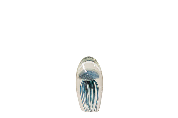 Ornament jellyfish blauw