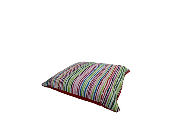 Kussen multicolor (gestreept)