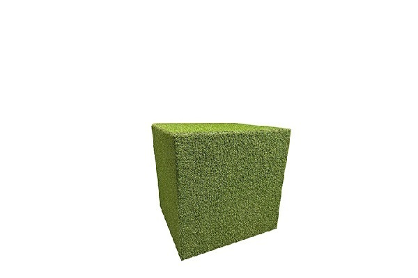 Presentatiekubus kunstgras 