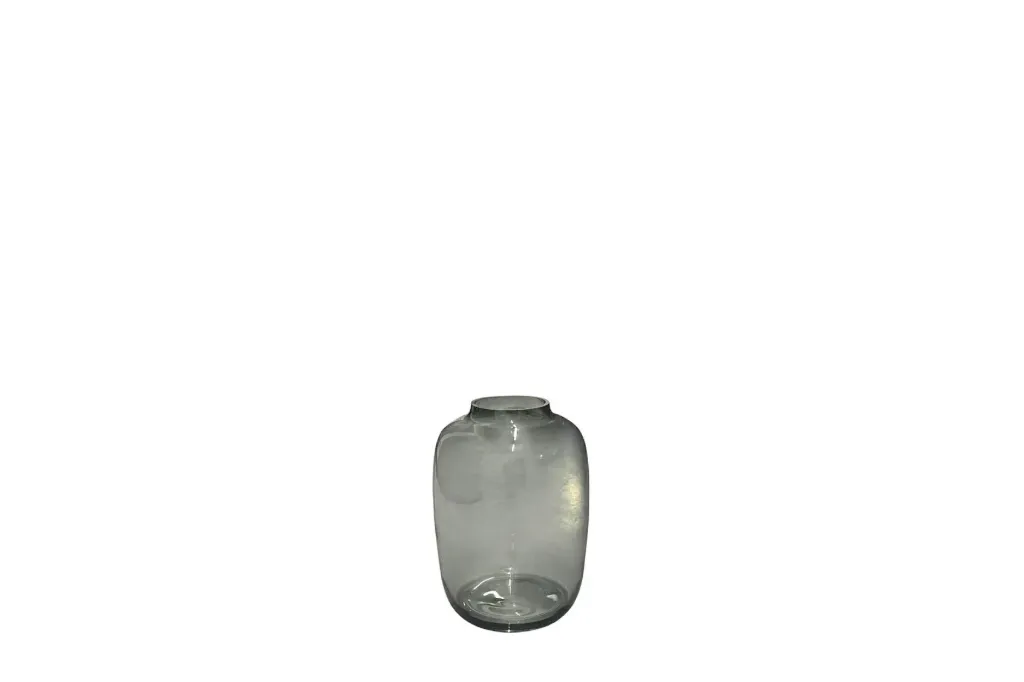 Vaas glas smoke grijs (44cm)