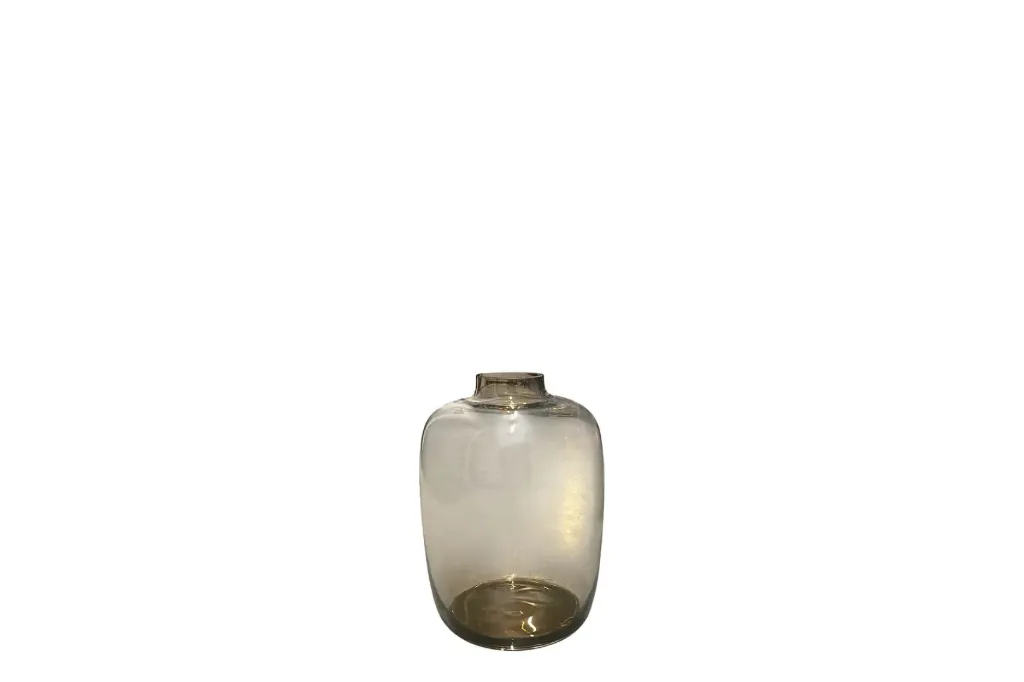 Vaas glas smoke bruin (45cm)