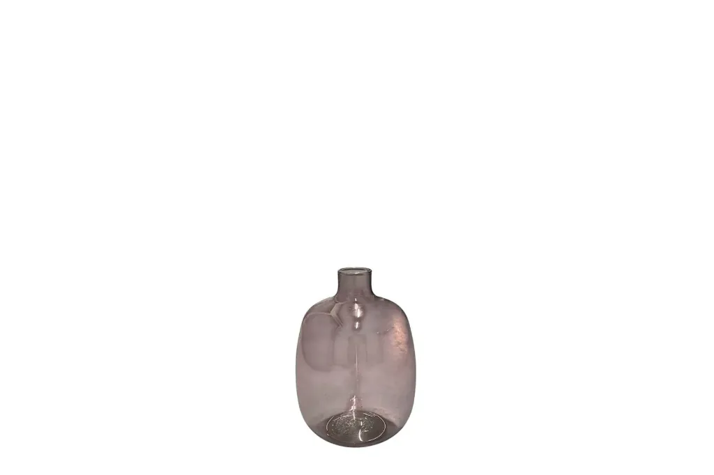 Vaas glas bottle paars (38cm)