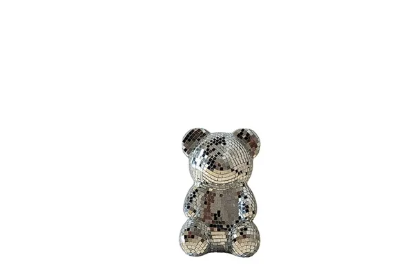 Sculptuur teddybeer discobol