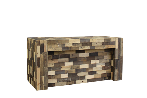 Barombouw recht blad Reclaimed Wood