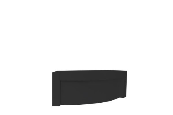 Barombouw recht blad Organic Black