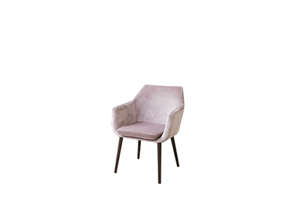 Fauteuil oudroze