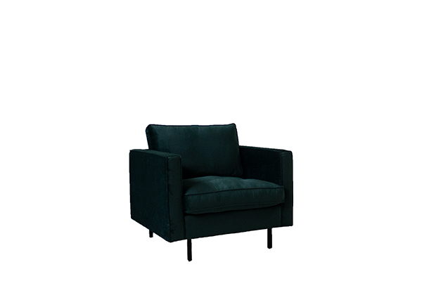 Fauteuil velvet groen