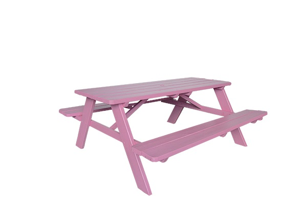 Picknickbank roze