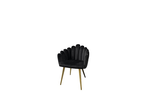 Fauteuil suede zwart