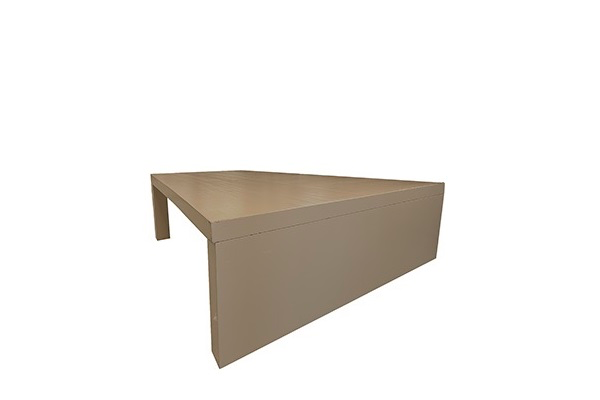 Debattafel lichtbruin