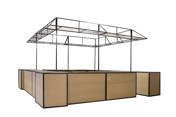 Eilandbar Industrial (330cm)