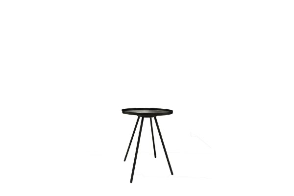 Salontafel zwart rond 