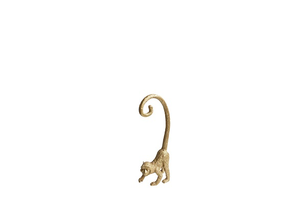 Sculptuur monkey high tail (45cm)