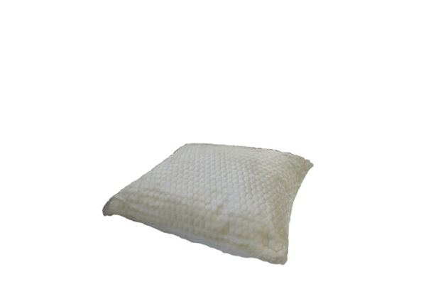 Kussen wit (suede)
