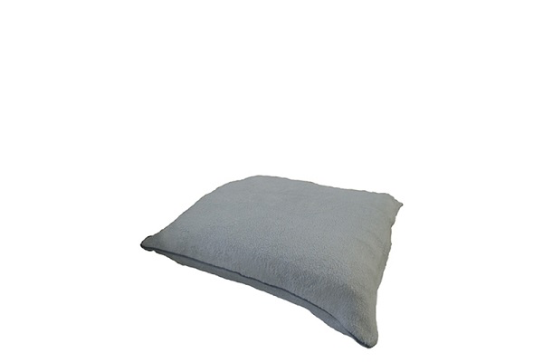 Kussen grijs (badstof)