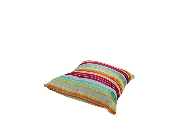 Kussen multicolor (regenboog) (Blauw)