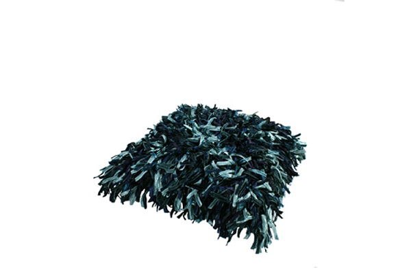 Kussen groen (touwtjes)