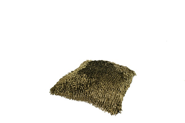 Kussen bruin (sliertjes)