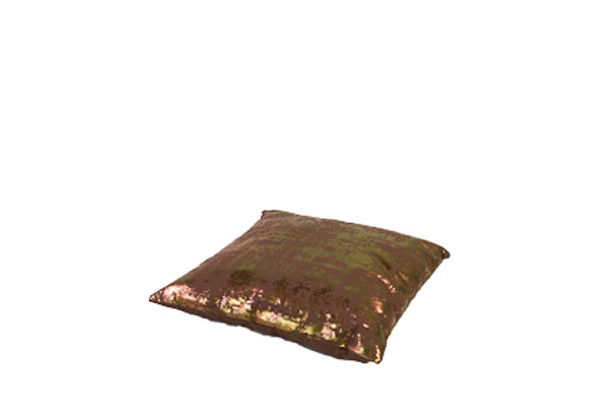 Kussen koper/bruin