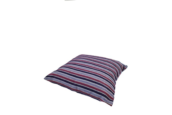 Kussen paars (gestreept)