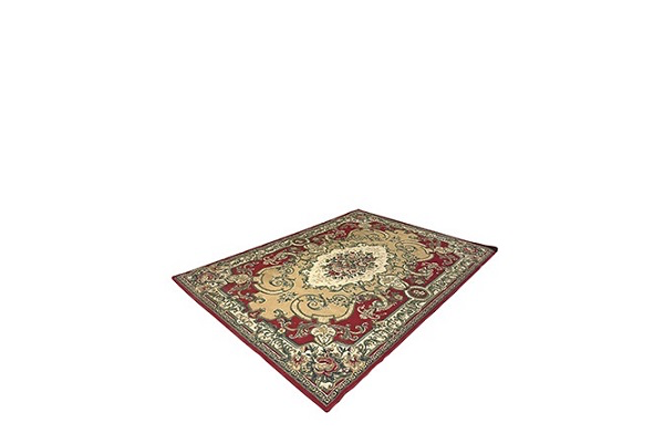 Vloerkleed rechthoek vintage rood