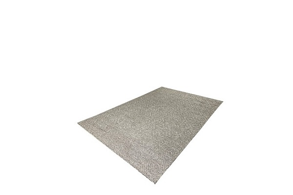 Vloerkleed rechthoek met motief lichtbruin