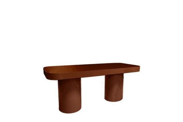 Verlengde tafel Soft Shapes Terracotta
