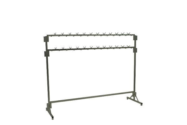 Garderobe 100 haaks (boven elkaar)