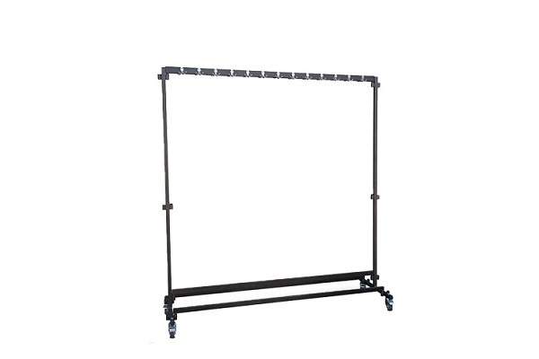 Garderoberek verrijdbaar 50 haaks