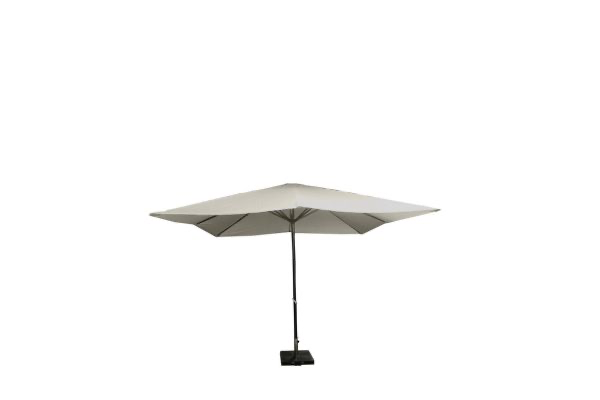 Parasol ecru met voet