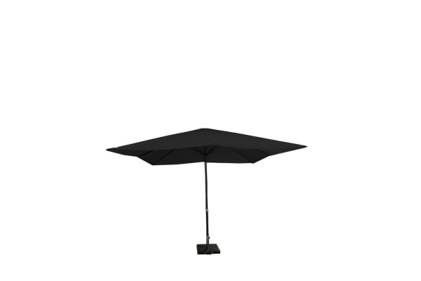 Parasol zwart met voet