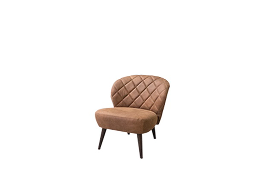 Fauteuil cognac
