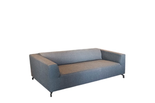 Bank 3 zits donkergrijs