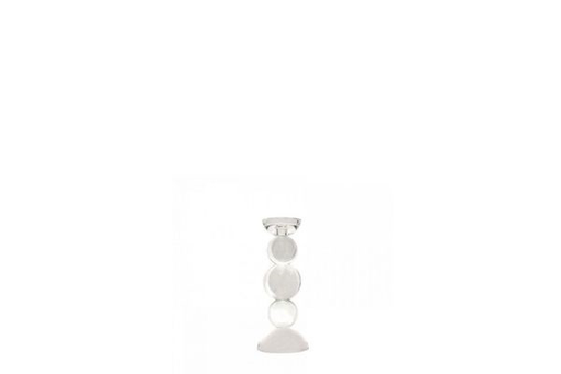 Kandelaar crystal glass bubble (30cm)