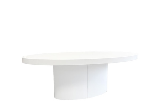 Verlengde statafel White Round