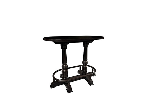 Verlengde statafel oud bruin cafe