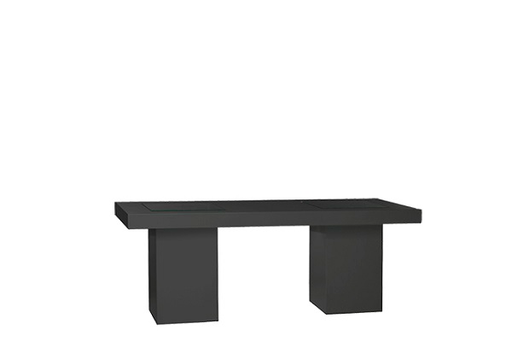 Verlengde tafel Black Passion