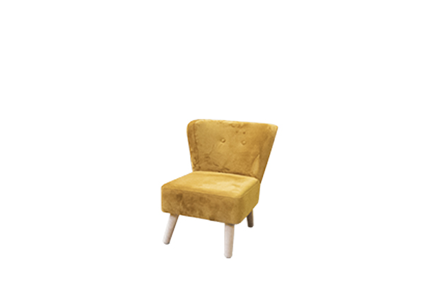 Fauteuil Okergeel