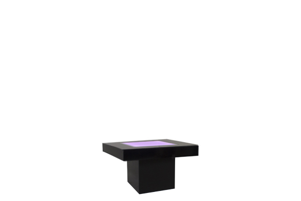 Loungetafel met led Black Passion