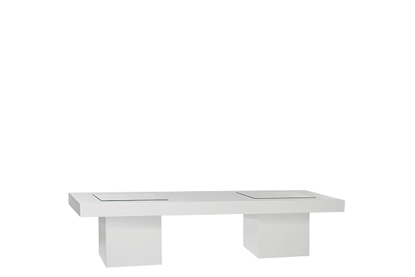 Verlengde loungetafel White Design