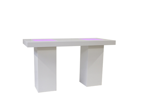 Verlengde statafel met led White Design