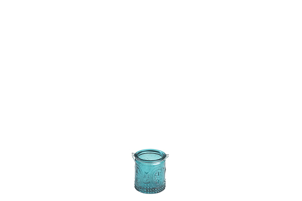 Waxinelichthouder hangend donkerblauw (6cm)