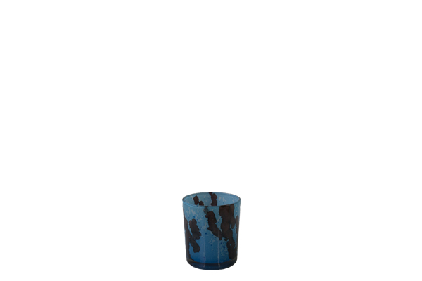 Waxinelichthouder mixedblue (9cm)